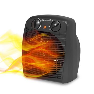 Image showing  1,500-Watt-Max Portable Electric Space Heater and Fan, Black