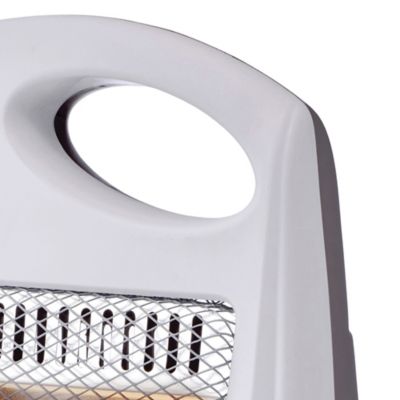 Image showing  800-Watt-Max Portable Quartz Space Heater, White