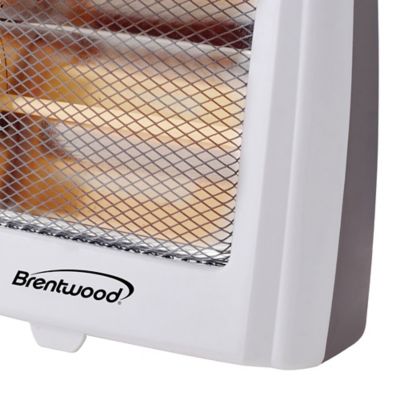 Image showing  800-Watt-Max Portable Quartz Space Heater, White