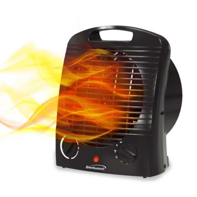Image showing  1,500-Watt Portable Electric Space Heater and Fan, Black