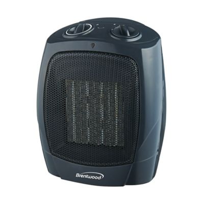 Brentwood Kool Zone 1,500-Watt Portable Ceramic Space Heater and Fan, Black