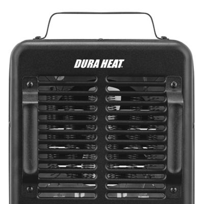 Image showing  1,500-Watt-Max Portable Milkhouse-Style Heater and Fan, with Thermostat and Anti-Freeze Setting, Black