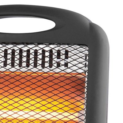 Image showing  600-Watt-Max Portable Quartz Space Heater, Black