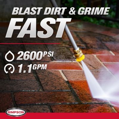 Image showing 1 th SIMPSON Clean Machine 2600 PSI at 1.1 GPM Electric Pressure Washer, 61484