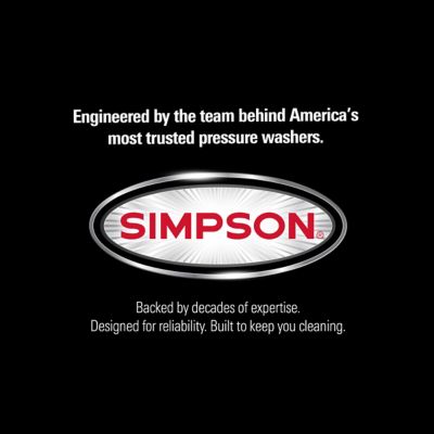 Image showing 9 th SIMPSON Clean Machine 2600 PSI at 1.1 GPM Electric Pressure Washer, 61484