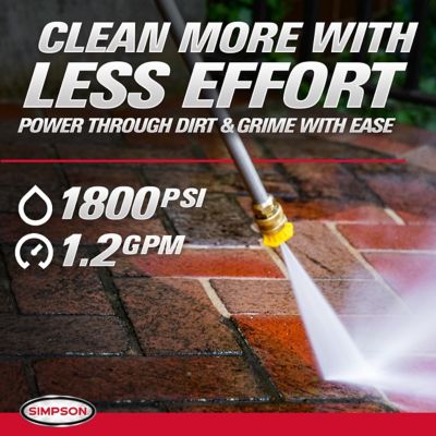 Image showing  Clean Machine CM61482 1800 PSI at 1.2 GPM Residential Electric Pressure Washer