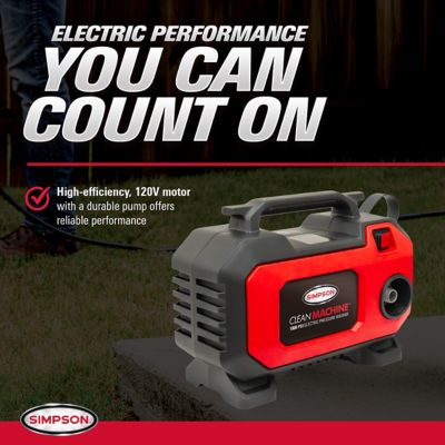 Image showing  Clean Machine CM61482 1800 PSI at 1.2 GPM Residential Electric Pressure Washer