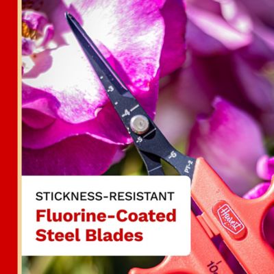 Image showing 3 th The Harvest Company 6.3 in Fluorine Coated Japanese Stainless Steel Straight Blade Bonsai Shear, Ambidextrous Handles, 4 pk.