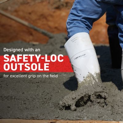 Image showing 6 th Dunlop Men's PVC 16 in. Steel Toe Boot