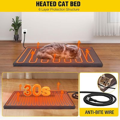 Image showing  Heated Wooden Cat House, Insulated Liner