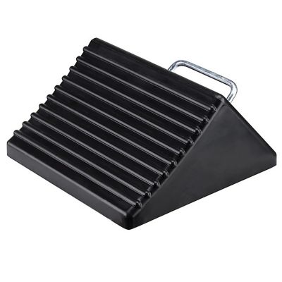 Image showing  8 in. x 8 in. x 4 in. Polyurethane Trailer Wheel Chock