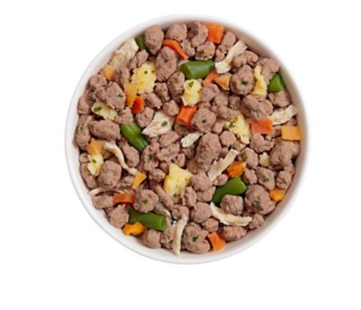 Image showing  Homestyle Creations Adult Beef, Chicken and Turkey Recipe with Brown Rice and Veggies Fresh Dog Food, 1 lb.
