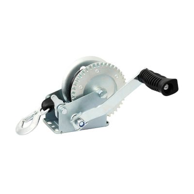 Carry-On Trailer Manual Geared Hand Winch, Single Speed, 1,100 lb. Capacity