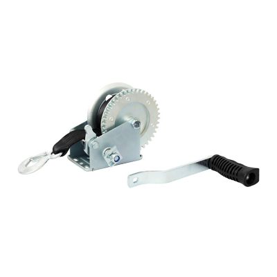 Image showing  Manual Geared Hand Winch, Single Speed, 1,100 lb. Capacity