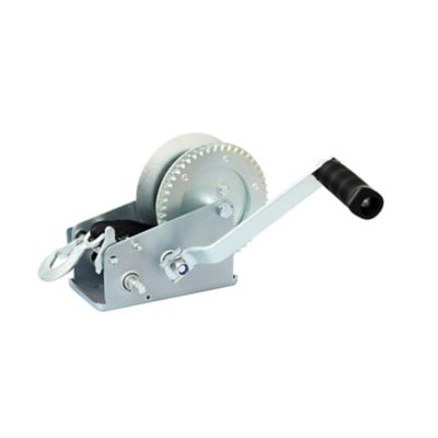 Carry-On Trailer Manual Geared Hand Winch, Two Speed, 2,500 lb. Capacity