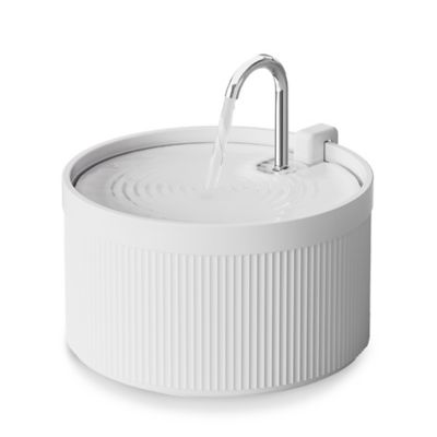 PawsPik Ceramic Serenity Faucet Dog & Cat Water Fountain, 9-cup