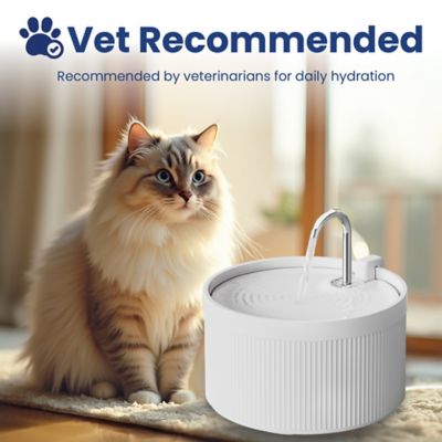 Image showing  Ceramic Serenity Faucet Dog & Cat Water Fountain, 9-cup