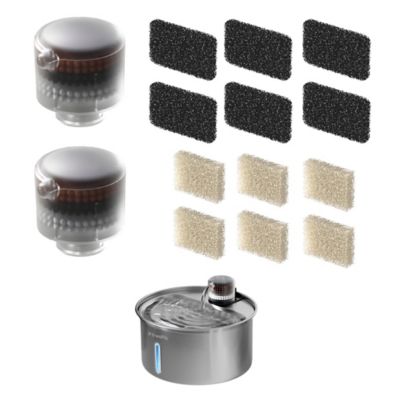 PawsPik PureFlow MAX Stainless Steel Cat and Small Dog Water Fountain Replacement Filters