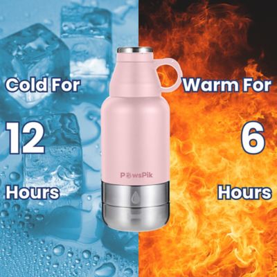 Image showing 2 th PawsPik Travel 3-in-1 Water Bottle & Bowl Set for Pets