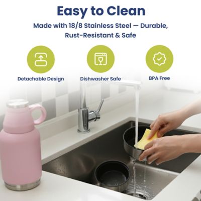 Image showing 4 th PawsPik Travel 3-in-1 Water Bottle & Bowl Set for Pets