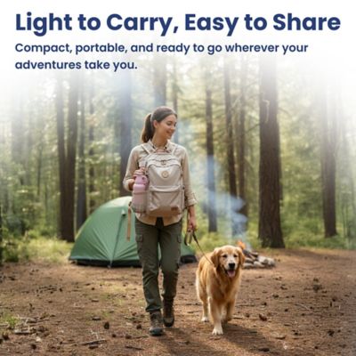 Image showing 7 th PawsPik Travel 3-in-1 Water Bottle & Bowl Set for Pets