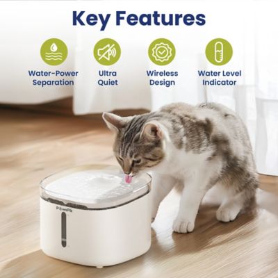 Image showing  NOVA-01 Wireless Water Power Seperation Rechargeable Dog & Cat Water Fountain