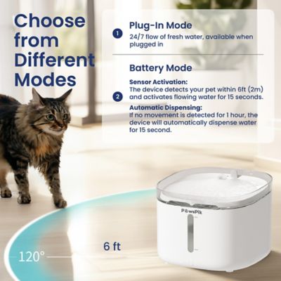 Image showing  NOVA-01 Wireless Water Power Seperation Rechargeable Dog & Cat Water Fountain