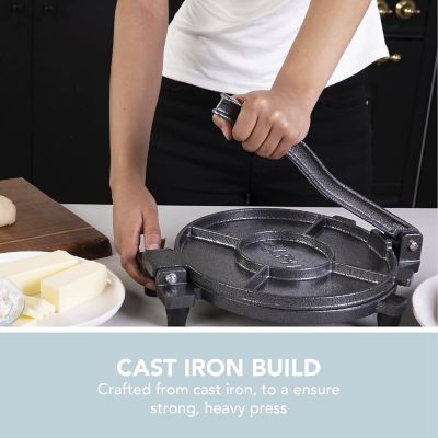 Image showing  10 in. Cast Iron Tortilla Press