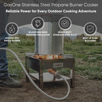 Image showing  Stainless Steel Heavy Duty Propane Single Burner