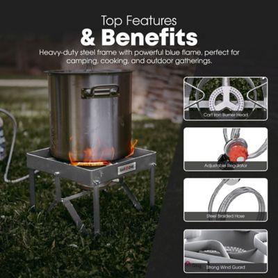 Image showing  Stainless Steel Propane Single Burner