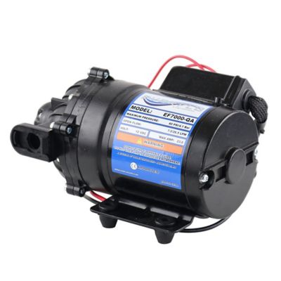 Image showing  12V On-Demand Diaphragm Pump - 7.0GPM, 60 PSI Max, 3/4 in. QA Ports