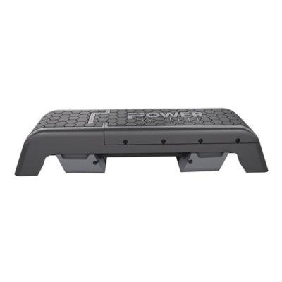 Image showing  Aerobic Deck, Adjustable Fitness Deck Bench with Adjustable Deck & Resistance Band Clips