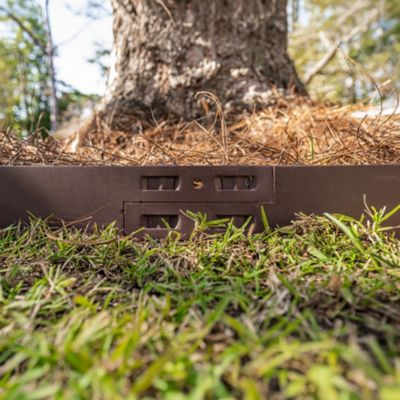 Image showing 7 th IronRidge 12 in. Textured Brown Steel Edging Stake