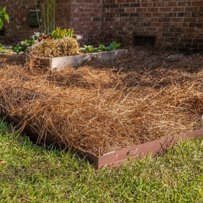 Image showing  8.1 in. Textured Brown Steel Corner Edging Stake