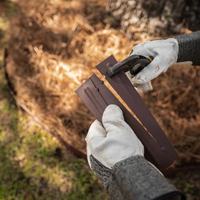 Image showing 5 th IronRidge 48 in. Textured Brown Steel Tree Ring