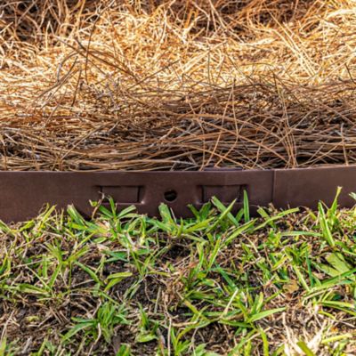 Image showing 9 th IronRidge 48 in. Textured Brown Steel Tree Ring