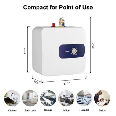 Image showing  6.5 gal. Mini Tank Electric Water Heater, 120V, 1440W, Under Sink, Instant Hot Water