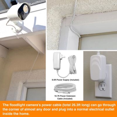 Image showing  Wi-Fi 1080p Security Floodlight Camera, 2-Pack - No Monthly Fee Required