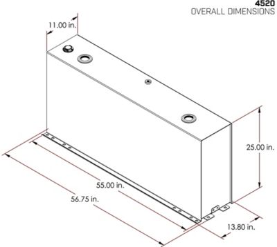 Image showing  57 gal. Diesel Fuel Transfer Tank-White