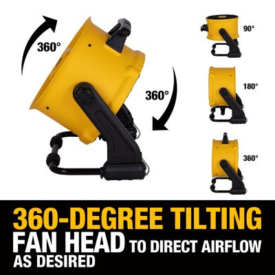 Image showing 9 th DEWALT 16 in. Indoor/Outdoor Benchtop Fan