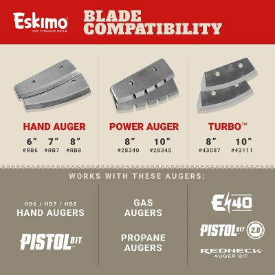 Image showing  8 Inch Turbo Ice Auger Blades