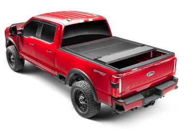 Image showing 7 th RealTruck Bak MX4 TS Hard Folding Tonneau 20-25 GM Silverado/Sierra HD 2500/3500 6 ft. 10 ft. Bed