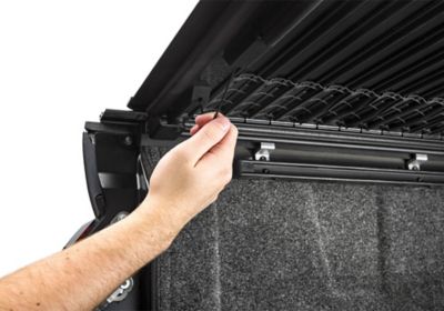 Image showing  Revolver X4ts Hard Roll-Up Tonneau Revolver X4s 07-21 Toyota Tundra with OE track system 6 ft.7ft Bed