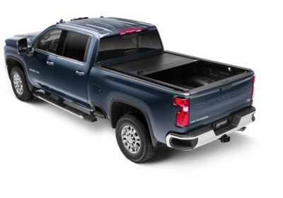Image showing 7 th RealTruck Retrax PRO XR Retractable Tonneau 19-25 Chevy and GMC 5 ft.8. Bed 1500 does not fit with factory side storage boxes