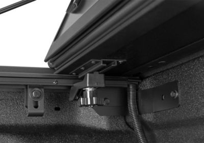 Image showing 2 th RealTruck Bak MX4 TS Hard Folding Tonneau 09-18 and 19-23 Classic 1500 Dodge Ram W/O Ram Box 5 ft.7ft Bed