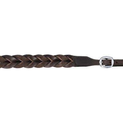 Image showing  Braided Leather Wither Strap