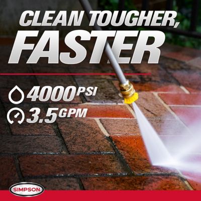 Image showing  PowerShot 4000 PSI at 3.5 GPM Cold Water Professional Gas Pressure Washer