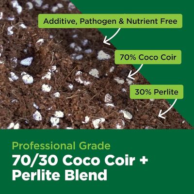 Image showing  50L, 1.75 cu. ft., 70/30 Coco-Perlite Loose Fill Aeration Blend Growing Medium, 1 pk.
