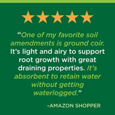 Image showing 8 th Char Coir 50L, 1.75 cu. ft., Coirganic 100% CDFA Certified Organic Loose Coco Coir Growing Medium,, 1 pk.