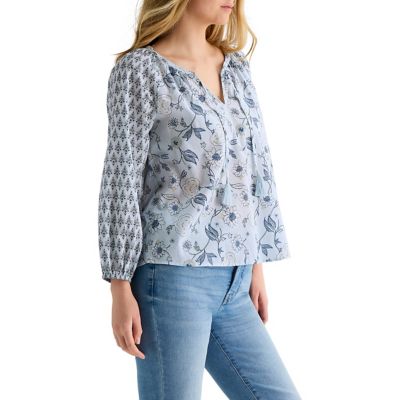 Image showing  Notch Collar Blouse